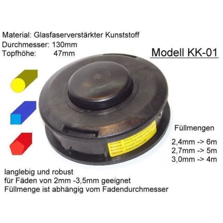 Fadenkopf passend für Stihl KM-110 KM110 KM 110 Freischneider Motorsense