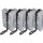 4 x 30cmSägekette Kette passend für Stihl Hochentaster HT75 HT 75 Teilung 3/8 Treibgliedstärke 1,1mm 44 Treibglieder